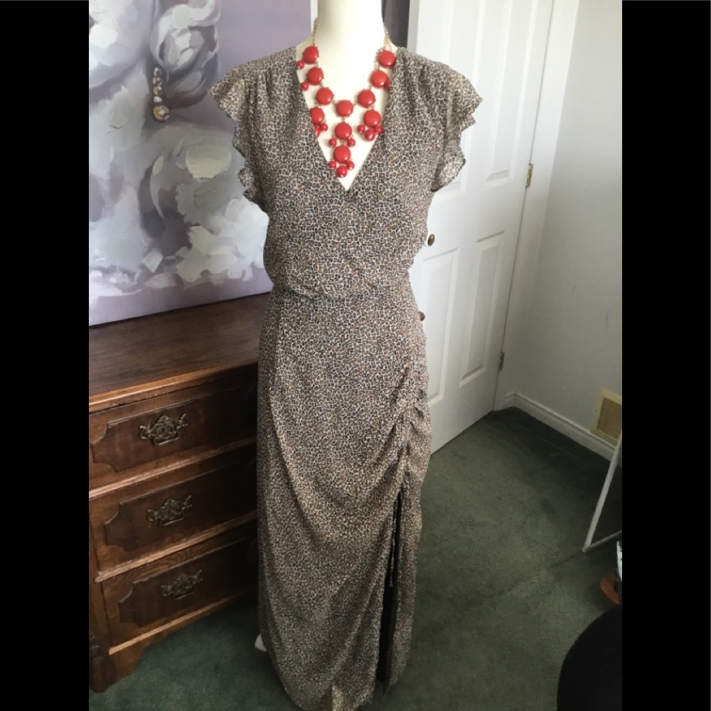 Beautiful animal print maxi dress